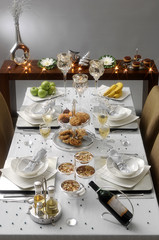 dining table interior living room concept