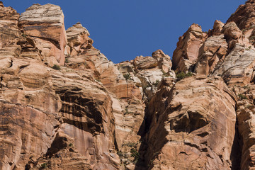 Zion mountains and cliffs