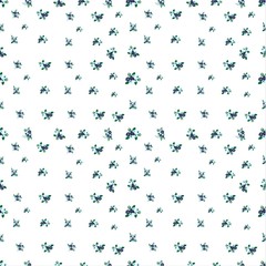 Abstract seamless pattern of cute hand painted flowers