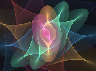  Abstract Fractal Swirl Background - Fractal Art