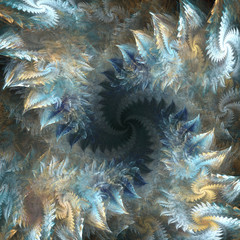  Abstract Fractal Swirl  Background - Fractal Art