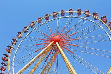 Largest ferris wheel in Ukraine. Odessa, Shevchenko Park