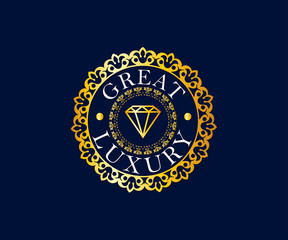 Luxury, Royal and Elegant Logo Vector Design, Beautiful Template Eps 10