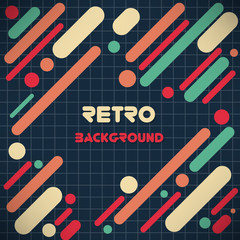 Old retro Vintage style background Design Template,Vector Illustration