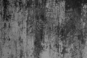Wall fragment with scratches and cracks