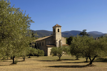 Fototapeta na wymiar Church of Lourmarin, Provence, France