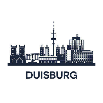 Duisburg Skyline Emblem