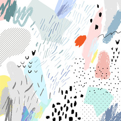 Abstract creative header. Modern artistic background. Contemporary graphic design