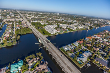 Obraz premium Aerial Delray Beach, Florida