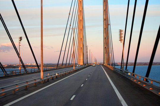 Fototapeta the Oresund Bridge,Malmo, Sweden