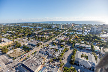 Obraz premium Aerial Delray Beach, Florida