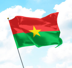 Fototapeta na wymiar Flag of Burkina Faso