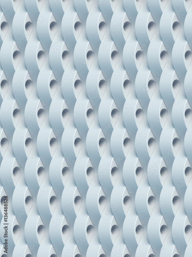 Aufkleber White texture surface pattern. 3d rendering