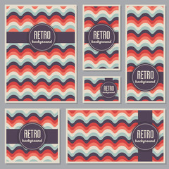 Old retro Vintage style background Design Template,Vector Illustration