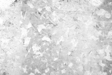 Close-up of a galvanized gray zinc plate texture background in black&white.