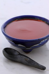 Artisan red hot chili sauce
