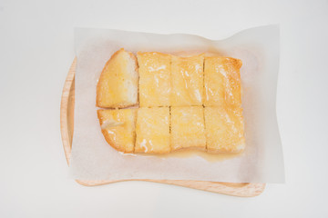 condensed milk sugar toast, condensed milk sugar bread