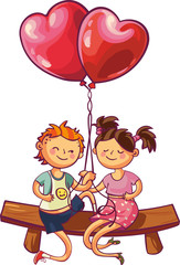 valentines day teens couple