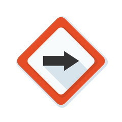 Right Arrow Sign illustration