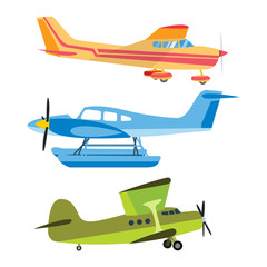 Airplane vector illustration.