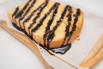 chocolate toast ,chocolate bread
