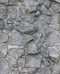 Background laying of the stones of irregular shape