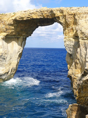 Fototapeta premium Azure Window w San Lawrenz na Gozo