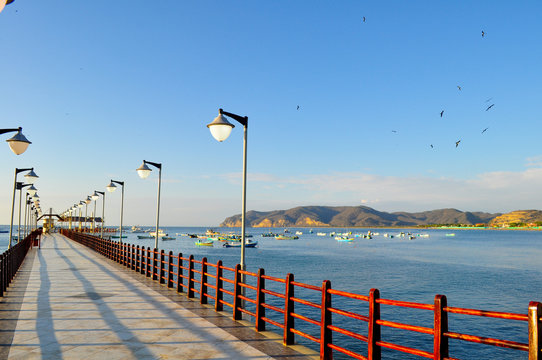 Puerto Lopez Dock, Ecuador