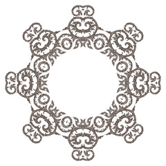 vector illustration of mandala, vintage decorative element