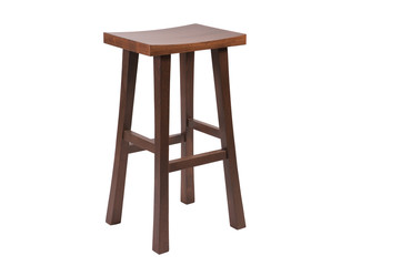 Tall wooden bar stool