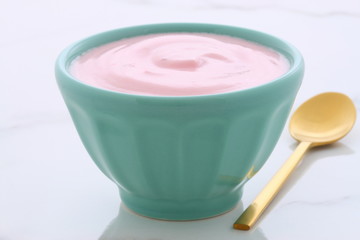 vintage greek strawberry yogurt