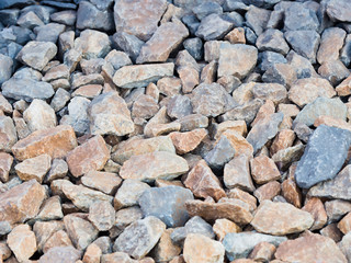 Texture of a gravel aggregate seamless background