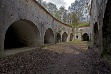 Fototapeta na wymiar fortress Przemyśl. Fort I