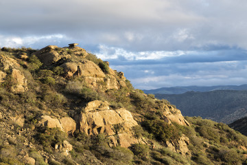 Between the Mountains