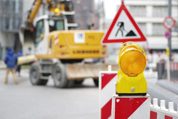 Stra&szlig;enbauarbeiten