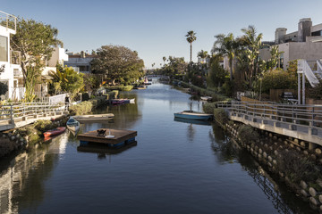 Fototapeta na wymiar Venice Beach Canal