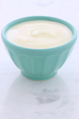 Fototapeta na wymiar vintage plain yogurt