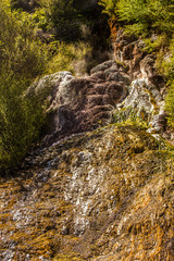 Orakei Korako geotermal valley,