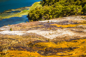 Orakei Korako geotermal valley,