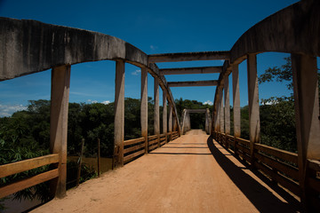 Country road bridge