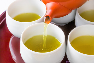 緑茶セット　Japanese green tea set