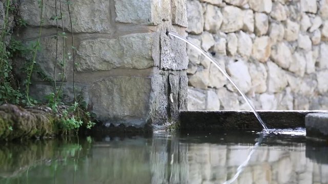drinking fountain natural water from mountain-Dan