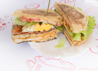 American Sandwich ready too eat, made in Azores, Portugal.