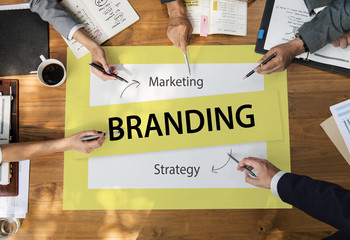 Branding Marketing Strategy Ideas Concept