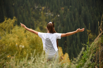 Girl is back in the mountains