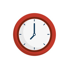 time clock watch icon vector illustration design