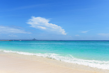 Obraz premium 沖縄の美しいビーチ