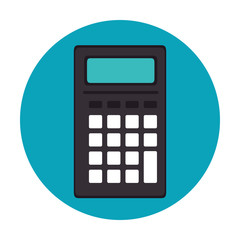 calculator math isolated icon vector illustration design