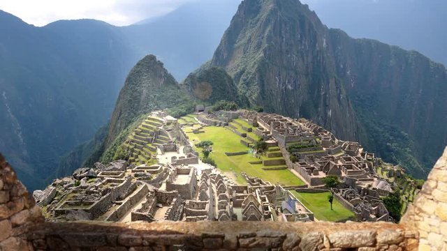 Machu Picchu - 4K View From The Wall