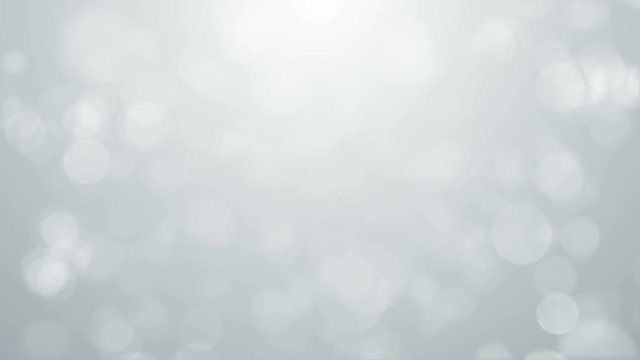 Grey bokeh lights looped animated abstract background